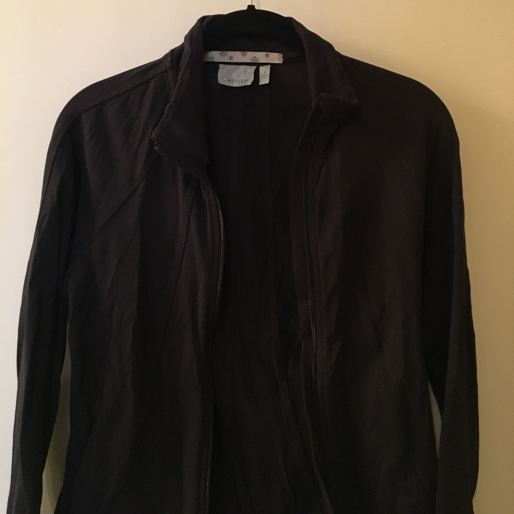 Athleta Black Zip Up Jacket